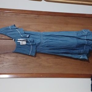 Nwt light weight off the shoulder denim dress